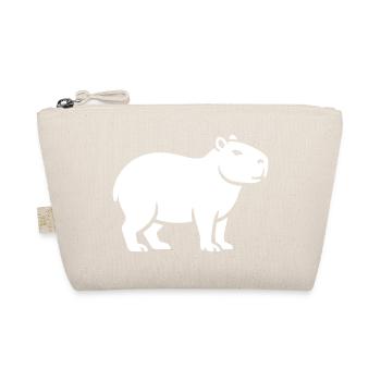 Capybara Wasserschwein - Bio-Täschchen - Natur - Vorne