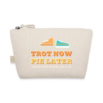 Trot Now Pie später lustiges Thanksgiving-Laufen - Bio-Täschchen - Natur - Vorne