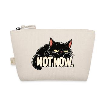 Nicht jetzt, Katze - Bio-Täschchen - Natur - Vorne