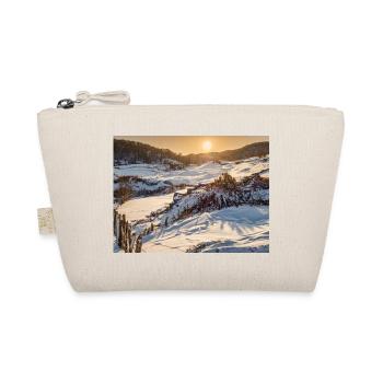 Sonnenaufgang in der Winterlandschaft - Bio-Täschchen - Natur - Vorne