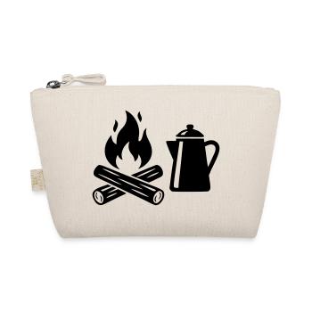 Lagerfeuer Kaffeekanne Icon - Bio-Täschchen - Natur - Vorne