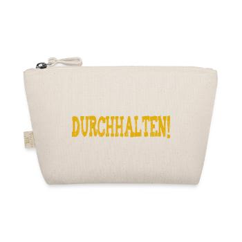 Durchhalten - Bio-Täschchen - Natur - Vorne