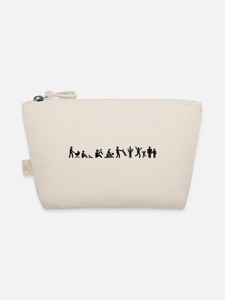 Best Father, Dad and Son, Father and Son, dad - Organic Pouch - nature - Front