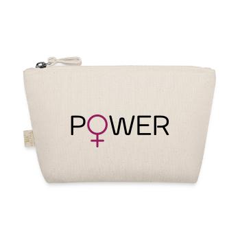 Powerfrau - Bio-Täschchen - Natur - Vorne