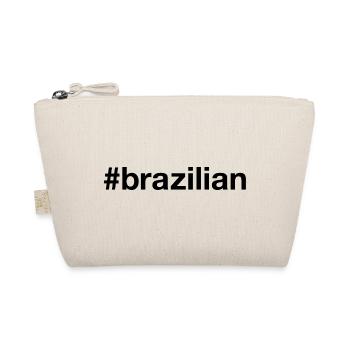 BRAZILIAN Brasilien Hashtag Ich bin Brasilianer - Bio-Täschchen - Natur - Vorne