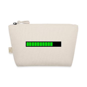Barre de chargement rectangle Noir Vert (75%) - Trousse biologique - nature - Devant