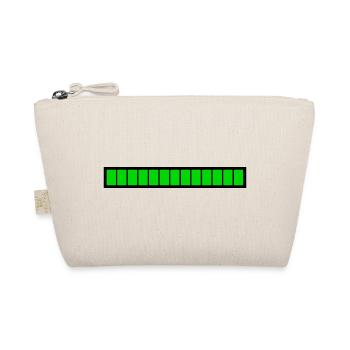 Barre de chargement rectangle Noir Vert (100%) - Trousse biologique - nature - Devant