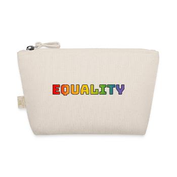 Regenbogen equality 1 - Bio-Täschchen - Natur - Vorne