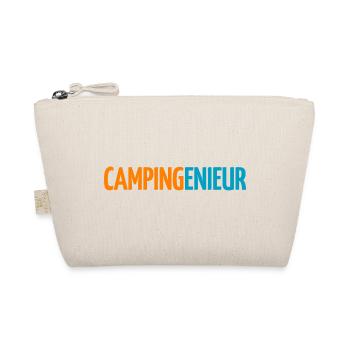 Camping coole lustige Sprüche Humor Ingenieur Fan - Bio-Täschchen - Natur - Vorne