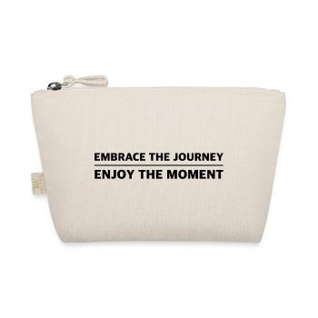 Embrace the journey, enjoy the moment | Lifestyle - Organic Pouch - nature - Front