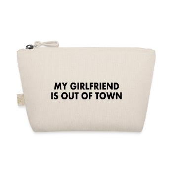 my girlfriend is out of town - Bio-Täschchen - Natur - Vorne