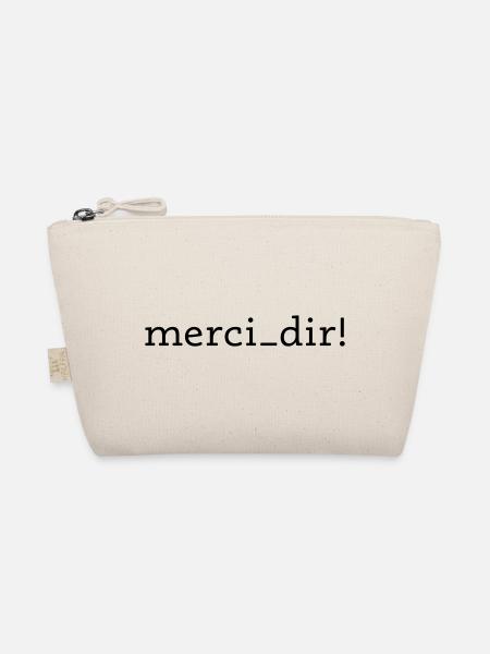 Merci! - Trousse biologique - nature - Devant