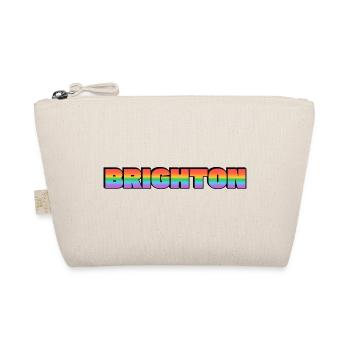 Brighton schwuler LGBTQ Rainbow Pride - Bio-Täschchen - Natur - Vorne