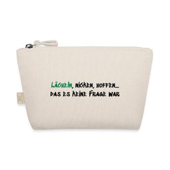 Lächeln Nicken Hoffen - Bio-Täschchen - Natur - Vorne
