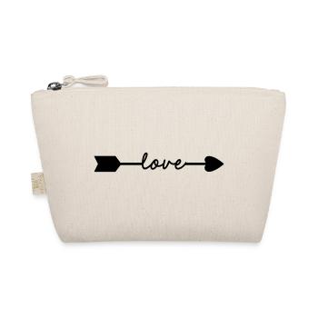 Love - Bio-Täschchen - Natur - Vorne