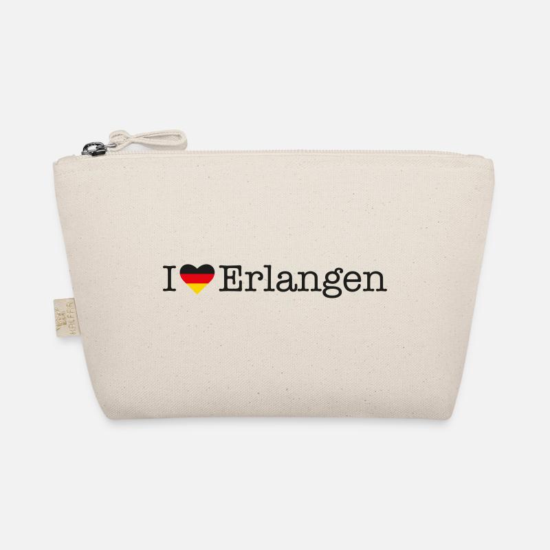 I love Erlangen - Bio-Täschchen - Natur