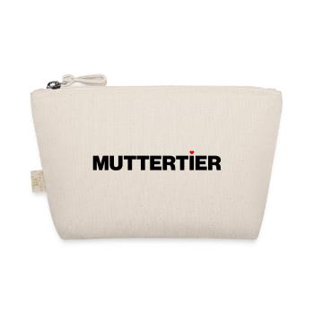 Muttertier - mit Farbwahl - Bio-Täschchen - Natur - Vorne