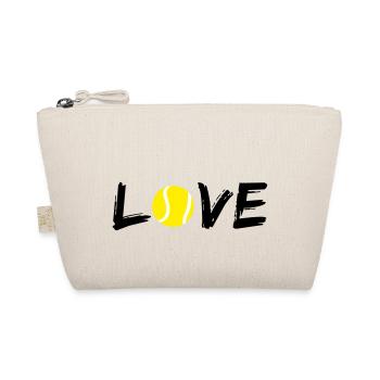 Love Tennis - Bio-Täschchen - Natur - Vorne