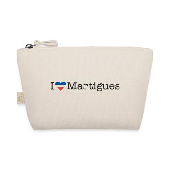 I love Martigues - Bio-Täschchen - Natur - Vorne