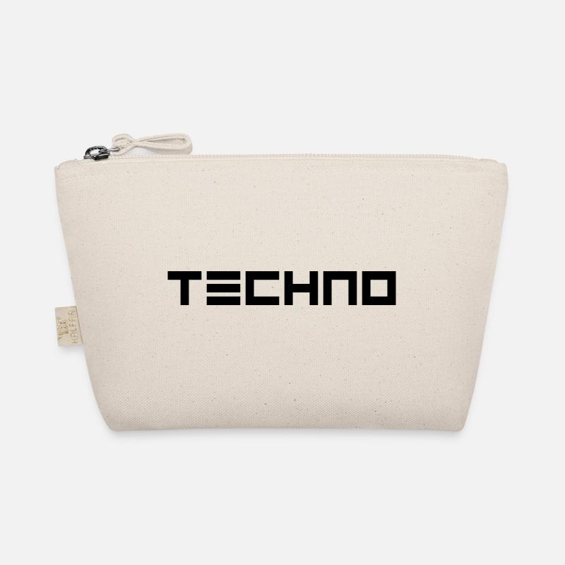 Futuristisches "Techno" Design in schwarz Bio-Täschchen