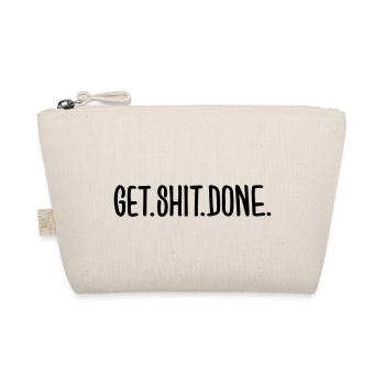 Get Shit Done - Bio-Täschchen - Natur - Vorne