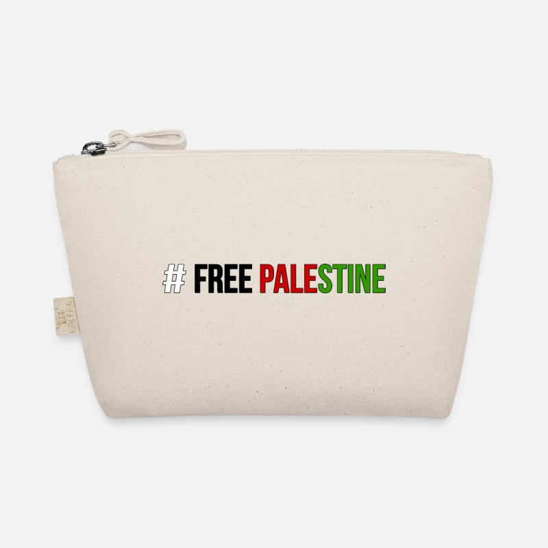 FREE PALESTINE - Bio-Täschchen - Natur