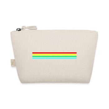 Retro Neon Friendly Raider - Organic Pouch - nature - Front
