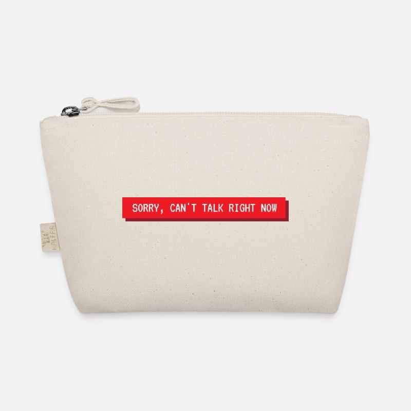 Sorry can't talk right now phrase musique Trousse biologique