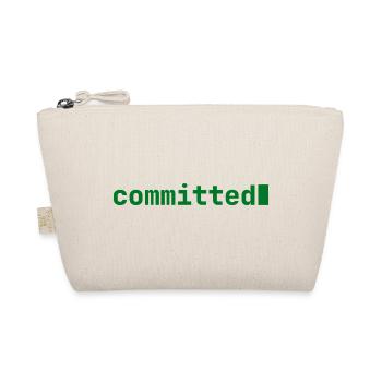 Feeling Committed | Developer mood | dark - Organic Pouch - nature - Front