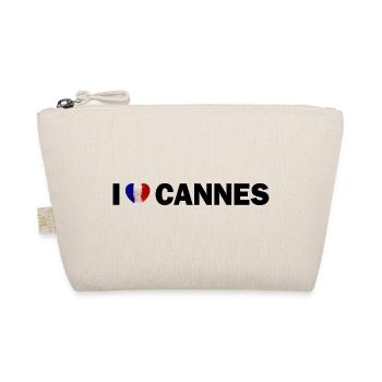 I love Cannes Frankreich - Bio-Täschchen - Natur - Vorne
