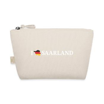I love Saarland Bundesland Deutschland - Bio-Täschchen - Natur - Vorne