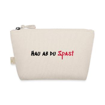 Hau ab du Spast - Bio-Täschchen - Natur - Vorne
