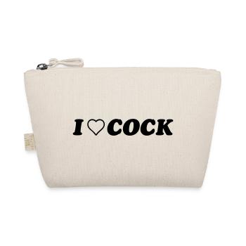 I LOVE COCK - CO1 - Bio-Täschchen - Natur - Vorne