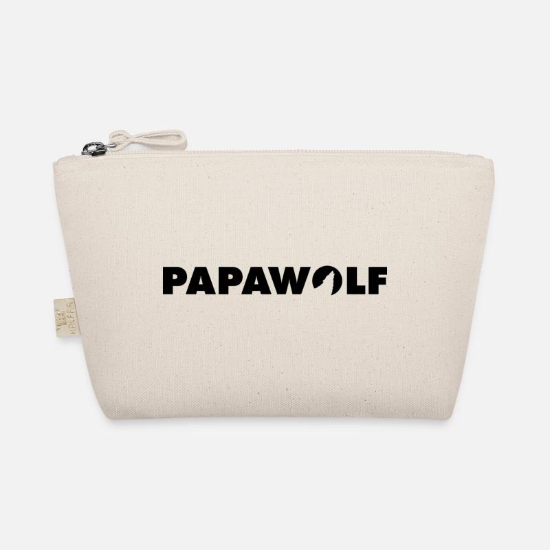 Papawolf lettering Organic Pouch