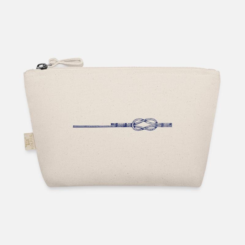 Reef knot - Organic Pouch - nature