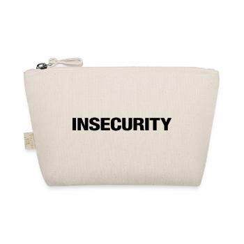 INSECURITY – Minimalist Uniform Style Statement - Organic Pouch - nature - Front