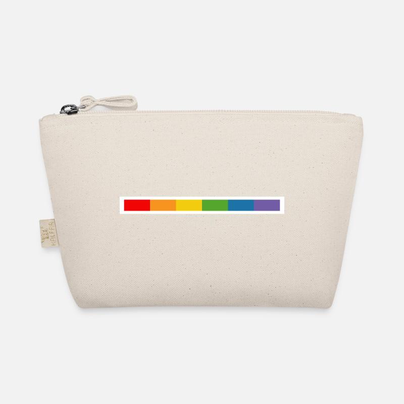 LGBT design white Bio-Täschchen