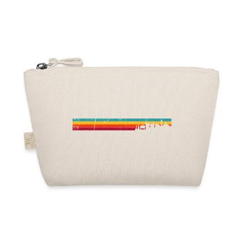 Rétro Skyline Sunset Stripes - Trousse biologique - nature - Devant