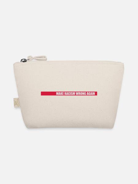 make racism wrong again - Organic Pouch - nature - Front