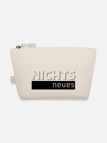 NICHTS neues - Bio-Täschchen - Natur - Vorne