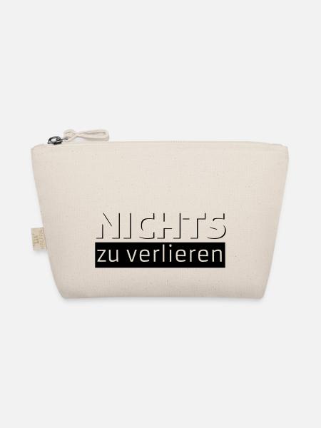 NICHTS zu verlieren - Bio-Täschchen - Natur - Vorne