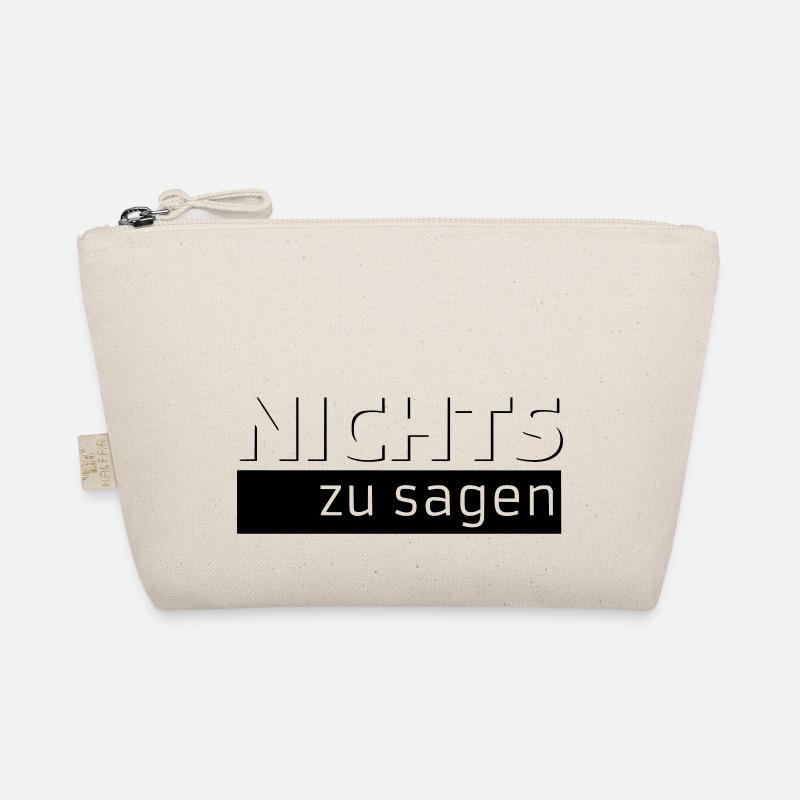 NICHTS zu sagen - Bio-Täschchen - Natur