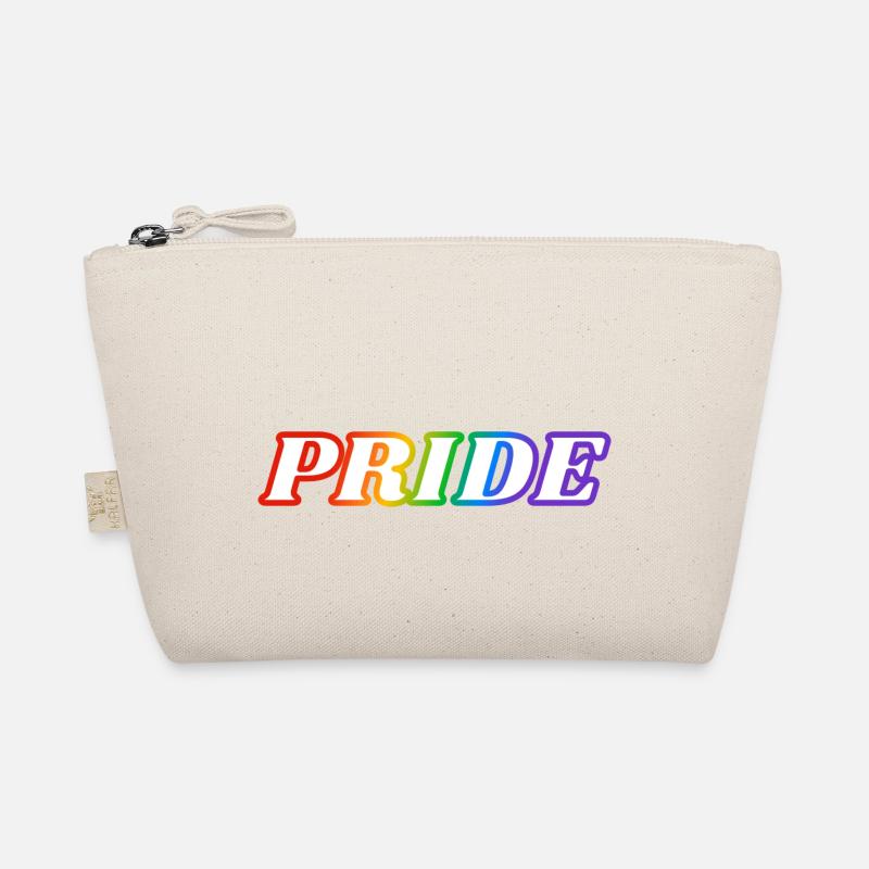 PRIDE Regenbogen LGBTQ schwul - Bio-Täschchen - Natur