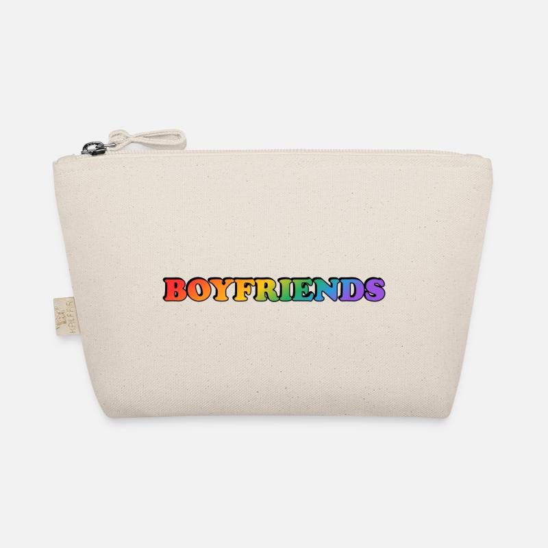 Freunde schwule Flagge Regenbogenfarben Bio-Täschchen