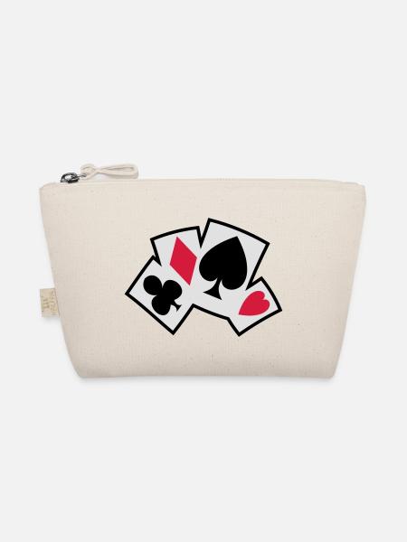 poker cards - Organic Pouch - nature - Front
