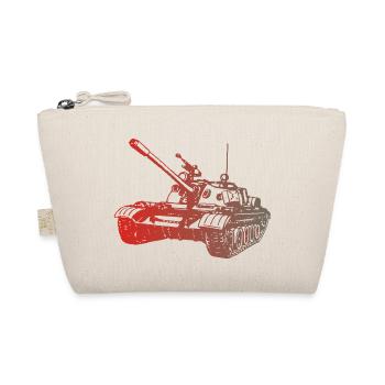 Panzer T55 Russischer Kampfpanzer - Bio-Täschchen - Natur - Vorne