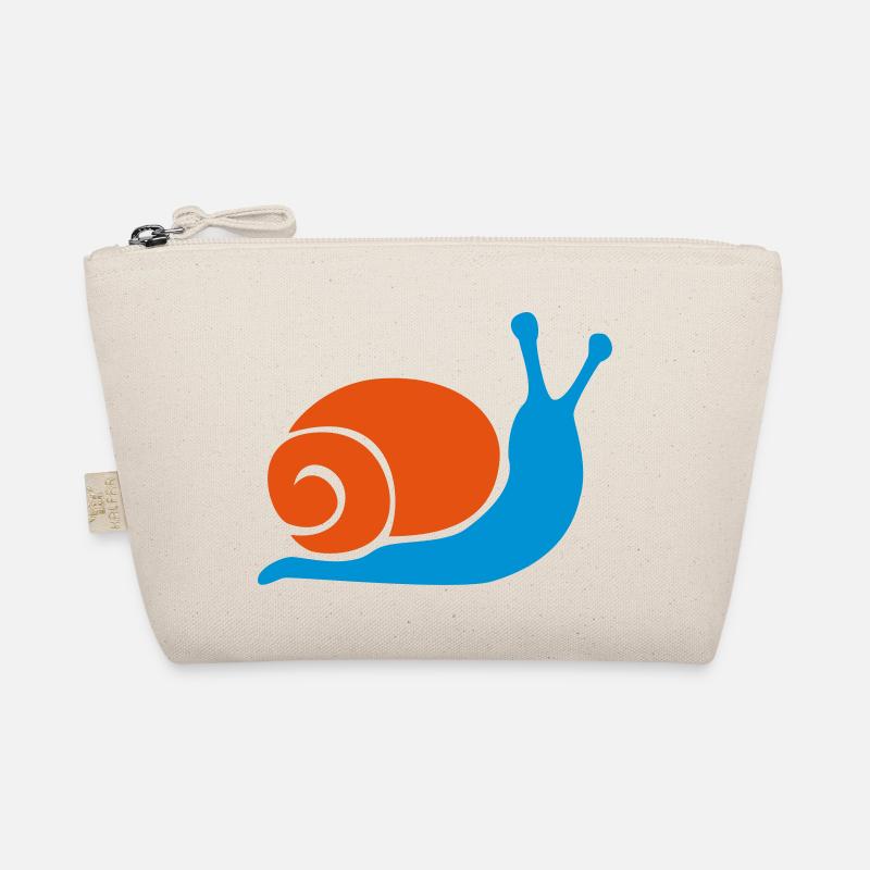 Schnecke - Bio-Täschchen - Natur