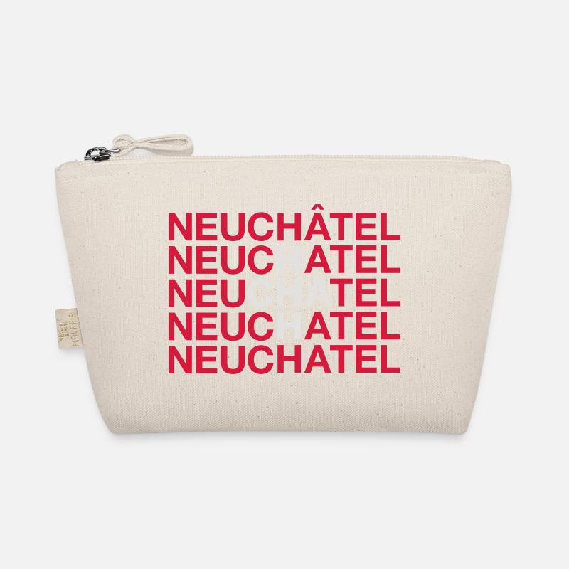 NEUCHÂTEL Switzerland Suisse Switzerland Flag Organic Pouch