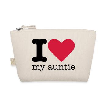 I Love My Auntie - Bio-Täschchen - Natur - Vorne