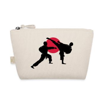 two karate fighter - Organic Pouch - nature - Front